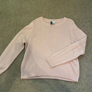 H&M pink sweater